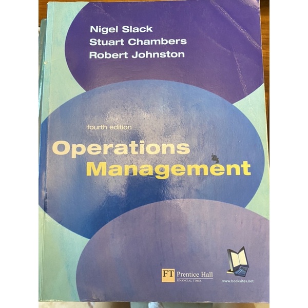 [หนังสือมือสอง textbook business] Operations Management (Fourth Edition) - Slack, Chambers and Johnston