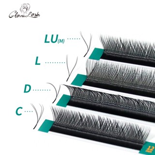 Glamlash C/D/L/LU/M YY ขนตาปลอม ตาข่าย นุ่ม ธรรมชาติ ทอมือ พรีเมี่ยม อุปกรณ์ต่อขนตา แต่งหน้า ตาข่าย ไขว้ ส่วนบุคคล