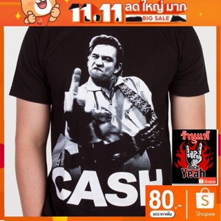 เสื้อวง Johnny Cash เสื้อยืดลาย จอห์นนี แคช เสื้อวินเทจ เสื้อยืดผช เสื้อวินเทจ RCM1114