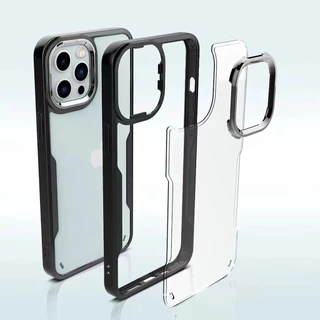 ส่งจากไทย Case For Samsung A06/A16/A55/A35/A25/A05S/A05/A12/A22 5G เคสหลังใส กันกระแทก ขอบนิ่มหลังแข็ง PC+TPU