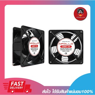 พัดลมตู้แร็ค Apollo APL-CF01 ขนาด 4x4" ไฟ 220-240v พร้อมส่ง