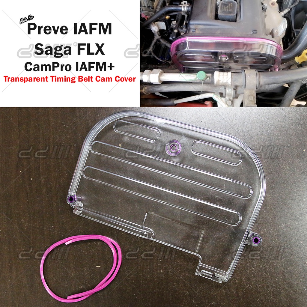 ฝาครอบสายพานไทม์มิ่ง แบบใส สําหรับ Proton Saga FLX Preve IAFM CAMPRO IAFM+