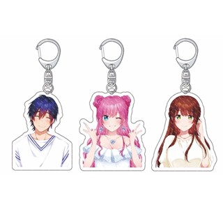 พวงกุญแจอะคริลิค จี้ตุ๊กตาฟิกเกอร์คู่รัก Akari Watanabe Jiro Yakuin Minami Tenjin