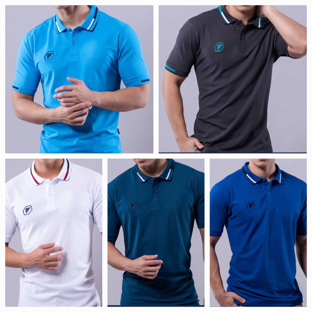 **รุ่นใหม่** PEGAN 1622059 เสื้อกีฬาชาย เสื้อคอปก ผ้าจูติใหม่นิ่มใส่สบายไม่แนบตัว