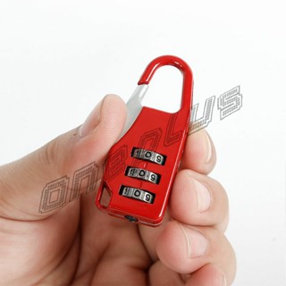 OnePlus [A660] กุญแจล็อคกระเป๋าเดินทาง แบบตั้งรหัส 3หลัก กุญแจล็อคเอนกประสงค์ Luggage lock