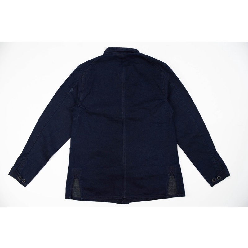 Nudie Jeans Julius Org Core Blue Jacket size M, L ของแท้ 100% #4