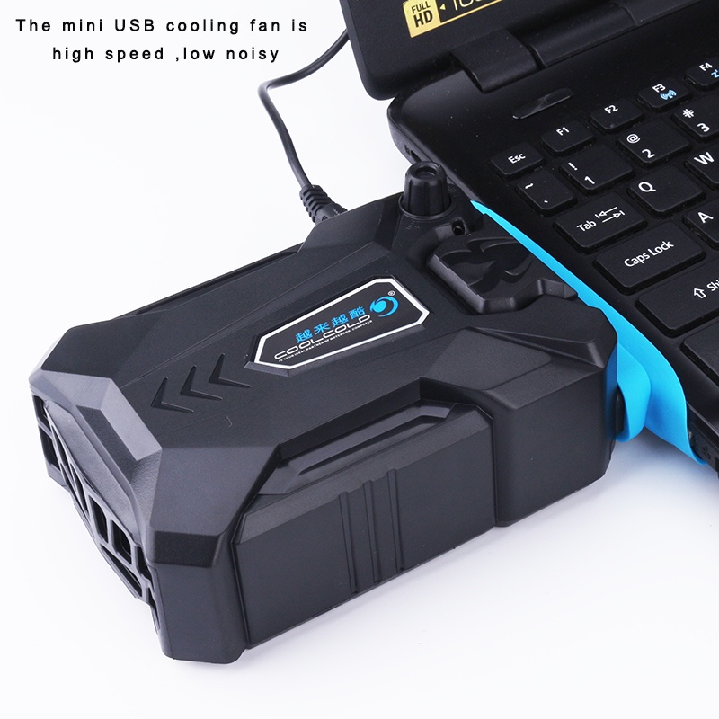 COOLCOLD Portable Laptop Cooler USB Air Cooler External Extracting Cooling Fan Speed Adjustable for 15 15.6 17 Inch Lapt #8