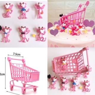 A389 อุปกรณ์ตกแต่งเค้ก รถเข็นจิ๋ว พร้อมส่งในไทย