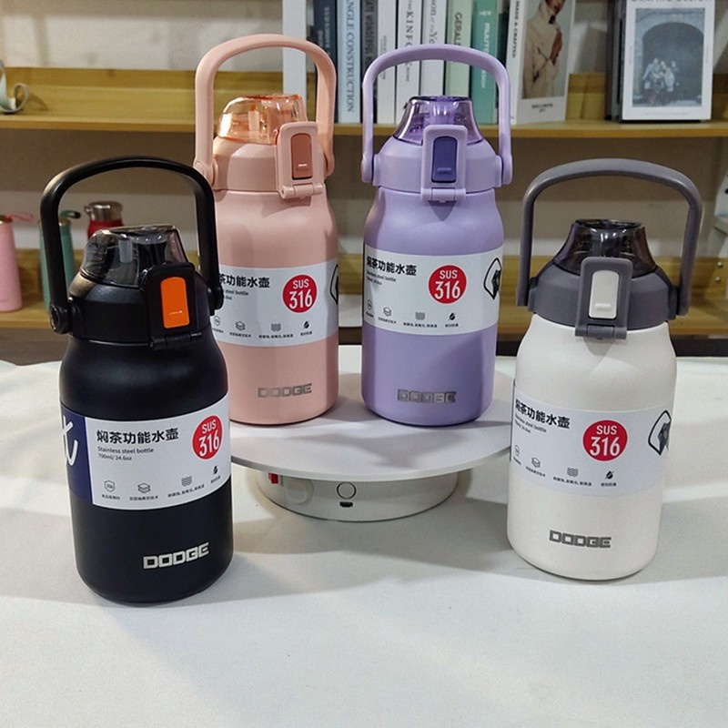 แก้วเก็บอุณหภูมิ DODGE ขนาดพกพา ขนาด900 ML เหมาะมือ แก้วน้ำเก็บความเย็น แก้วเก็บอุณหภูมิ