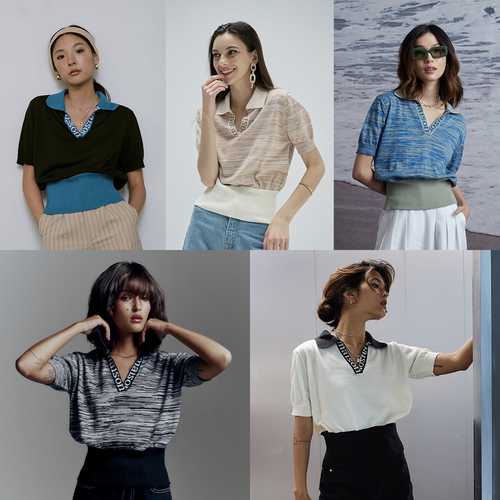 maison KEEPS | Zuri Knitted Polo | เสื้อโปโลไหมพรม