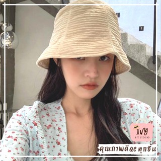 💕ivy หมวกบัคเก็ต หมวกแฟชั่นเกาหลี Korea bucket (B62)