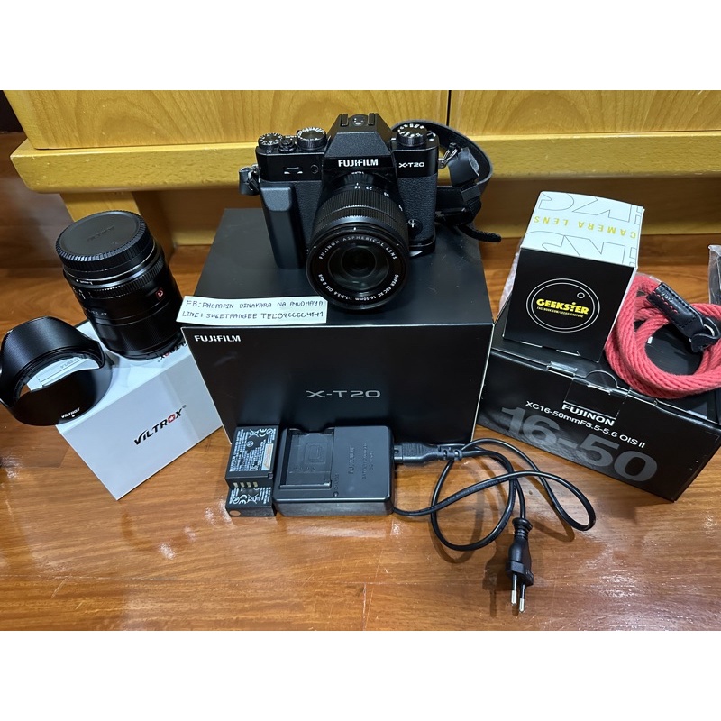ขาย Fuji XT 20 + เลนส์ VILTROX 23mm F1.4 + เลนส์ kit XC 16-50 มือสอง