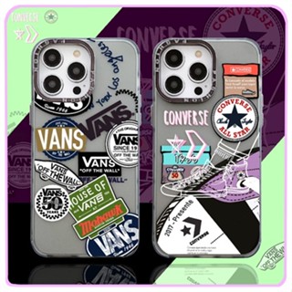 เคสโทรศัพท์มือถือ แบบนิ่ม ชุบไฟฟ้า ลาย Chaopai Converse สําหรับ iPhone 14 14plus 14pro 14promax 13 13pro 13promax 12 12pro 12promax 11 11pro 11promax