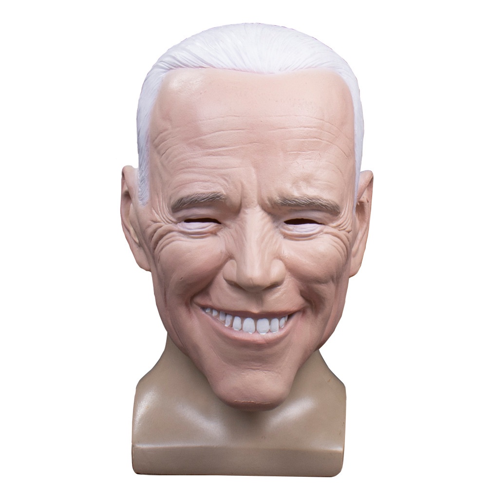Old Men Latex หน้ากากสําหรับ Joe Biden สําหรับฮาโลวีนคอสเพลย์เครื่องแต่งกาย Props