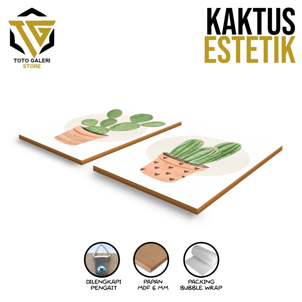 CACTUS WALL DISPLAY CACTUS WALL DECORATION CACTUS WALL DECOR KT1