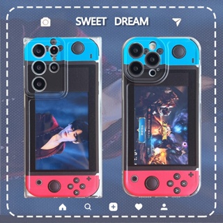 นินเทนโด เกมคอนโซล กรอบรูป เคส Samsung Galaxy S23 Ultra S22 Ultra S21 FE S10 S20 S21 S22 Plus + S20FE S21Ultra S20Ultra Note20 Ultra Note10 Plus A73 A53 A33 A23 A13 A03 A52 A52S  Case โปร่งใส ซิลิกาเจล นุ่ม ซัมซุง เคส