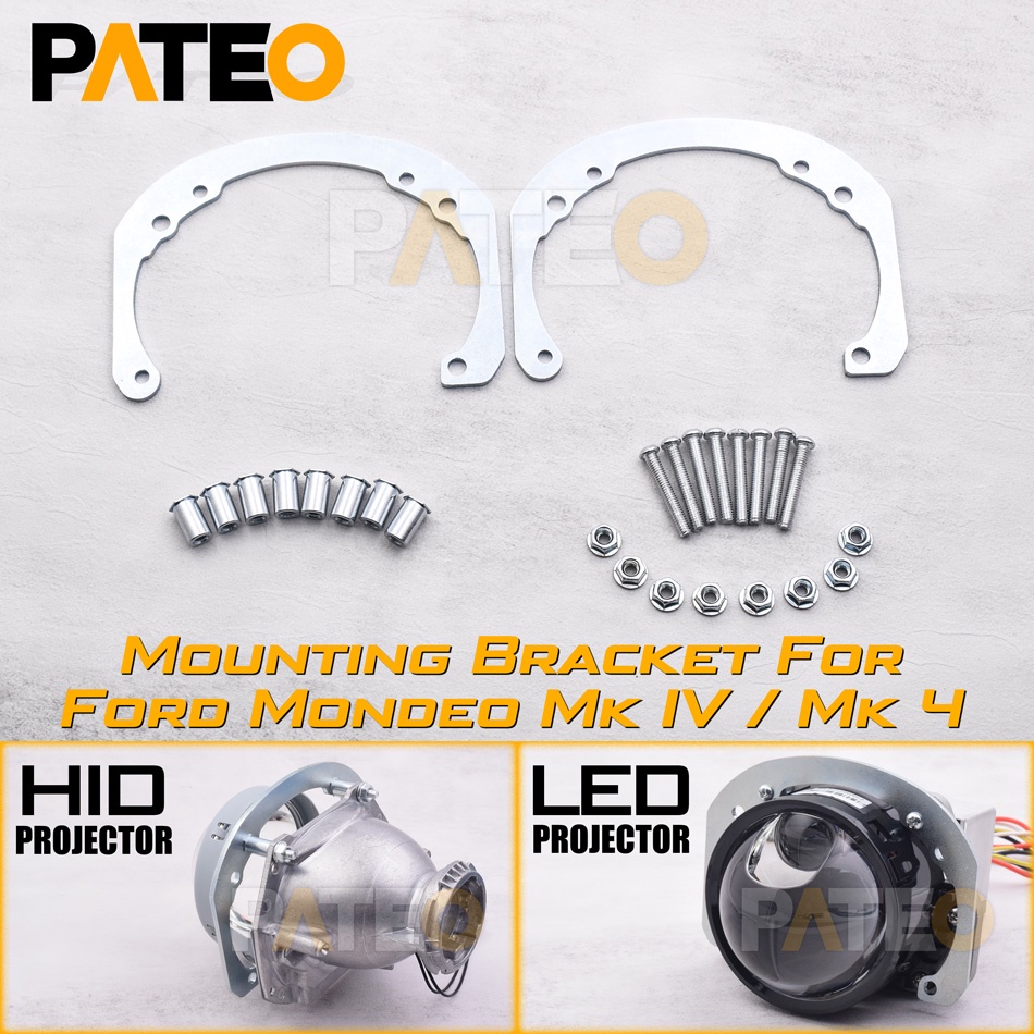 อะแดปเตอร์กรอบยึดสําหรับ Ford Mondeo 4 Mk IV ไฟหน้า Retrofit เครื่องมือสําหรับ Hella G5 3R Koito Q5 