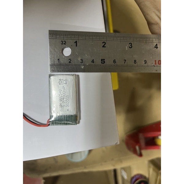 แบตเตอรี่สำรองโดรนX52HD&โดรนไซด์กลางขนาดและความจุ 3.7V 800mah แบตลิโพสองสาย
