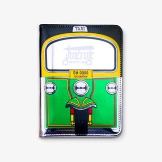 Tuk Tuk Passport Cover Green - ปกใส่พาสปอร์ตตุ๊กตุ๊ก เขียว