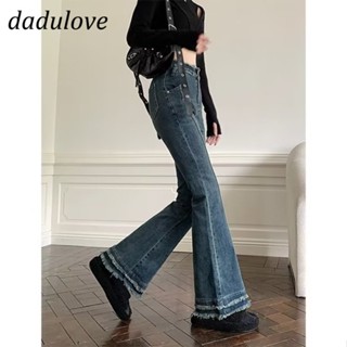 DaDulove💕 New Retro High Waist Jeans Loose Fashion High Waist Flared Pants Large Size Wide Leg Pants