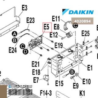 DAIKIN 4020894 PRINTED CIRCUIT BOARD ASSY แผงบอร์ดแฟนคอยล์ แอร์ไดกิ้น อะไหล่แท้ศูนย์ฯ #FHNQ30MAV2S