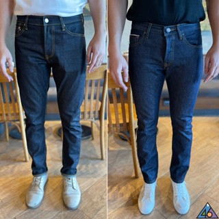 กางเกงยีนส์ผู้ชายผ้าดิบ ผ้าแข็ง อยู่ทรง ไม่มีย้วย ปั้นเฟดได้ jeans for men