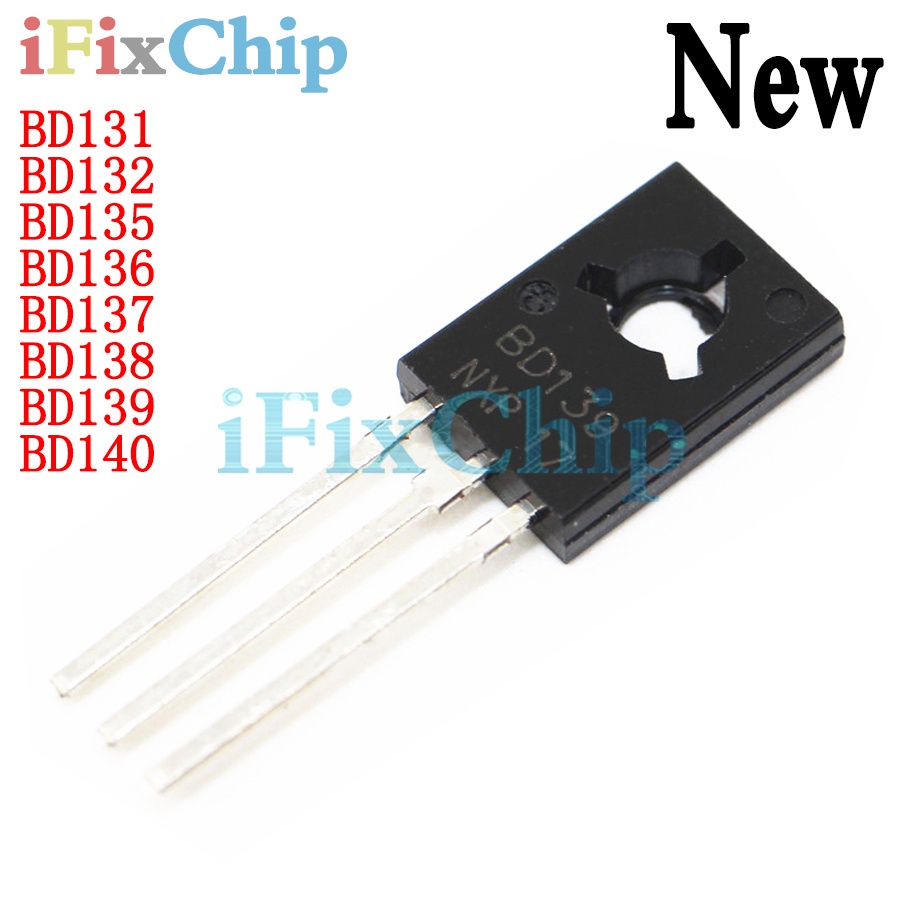 วงจรรวม BD131 BD135 BD136 BD138 BD132 BD137 BD139 BD140 TO-126 10 ชิ้น