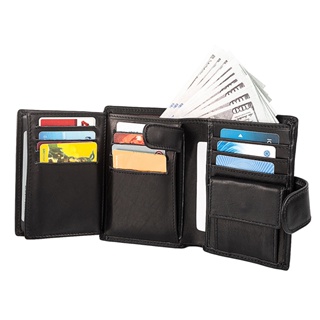 Men&amp;#39;s Short Wallet Genuine Leather Clutch Wallets Purses Coin Pocket Multi-Card Card Holder Male Multifunctional Cow