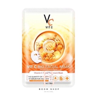 Ratcha Vit C Bio Facial Mask รัชชา วิตซี ไบโอ เฟเชียล มาส์ก (38ml.)