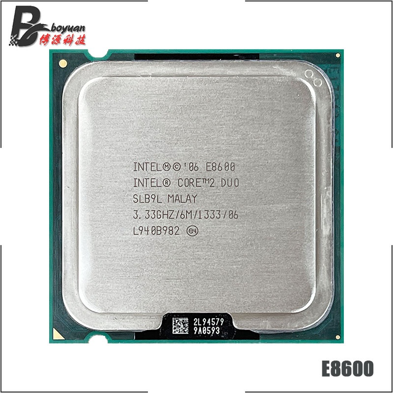 Intel Core 2 Duo E8600 3.3 GHz Dual-Core CPU โปรเซสเซอร์ 6M 65W 1333 LGA 775