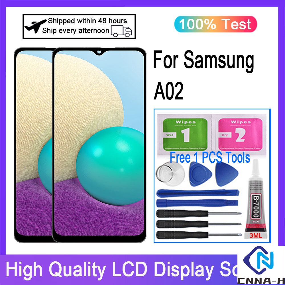 สําหรับ Samsung Galaxy A02 A022 SM-A022M A022F A022G A022M SM-A022F จอแสดงผล LCD Touch Screen Digiti