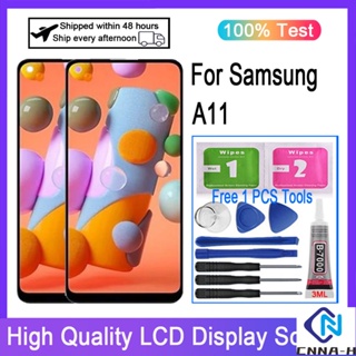 อะไหล่หน้าจอสัมผัส LCD แบบเปลี่ยน สําหรับ Samsung Galaxy A11 A115 A115F DS A115F A115M