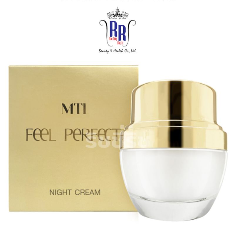 🔸แท้|ส่งไว🔸 MTI ครีมบำรุงผิว ลดริ้วรอย Feel Perfect Night Cream ไนท์ครีมทอง บำรุงผิว เอ็มทีไอ ริชชี่ริชบิวตี้