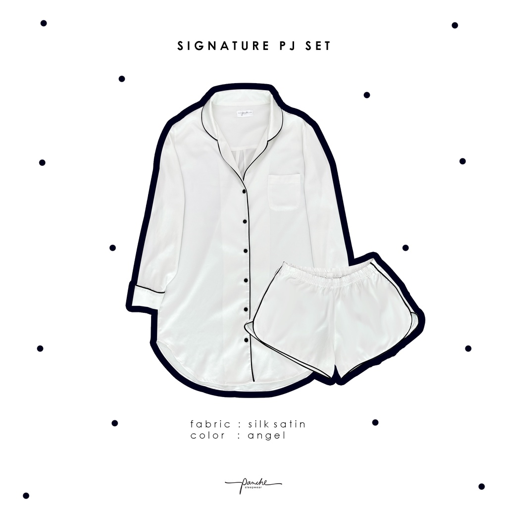 Panche.Sleepwear - ชุดนอนรุ่น Signature สี Angel