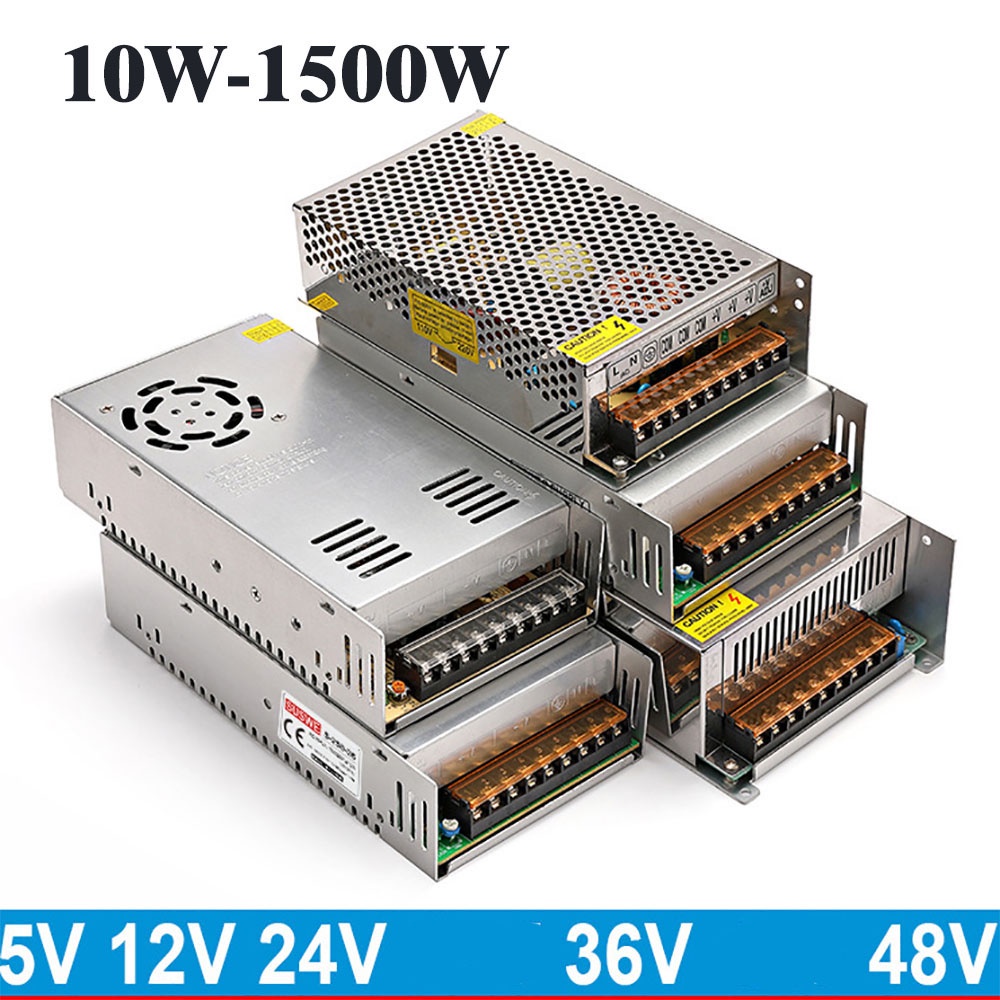 400W 500W 600W 800w 1000w 1500w Switching Power Supply Light Transformer AC 110V 220V To DC 5V 12V 2