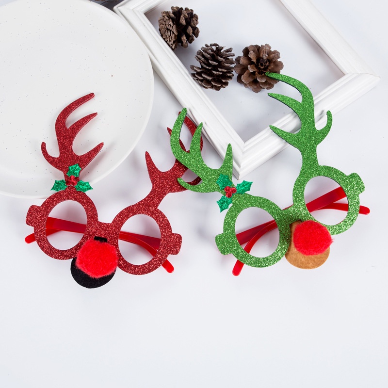 ร้านเปิดใหม่ พร้อมส่งจากไทย แว่นตาเด็กกรอบวันคริสต์มาส Christmas Day