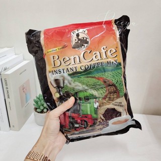 กาแฟรถไฟ Ben Cafe INSTANT COFFEE MIX กาแฟ 3 in 1 กาแฟซอง กาแฟสำเร็จรูป (1 ถุง = 50 ซอง 1,000g)