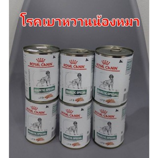 โรยัลคานิน อาหารเปียกสำหรับสุนัข โรคเบาหวาน แบบกระป๋อง 410 g 1*12 ป๋อง(20/08/24)