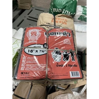 ถุงขยะดำ (ตราแมว) แบบหนา เหนียวทนทาน ทำจากเม็ดพลาสติกอย่างดี