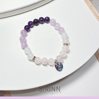 กำไลหิน หินอเมทิสต์ Amethyst, Lavendar ขนาด 8 มิล 🟣 Purple Collection🟣 by Sirinn Jewelry