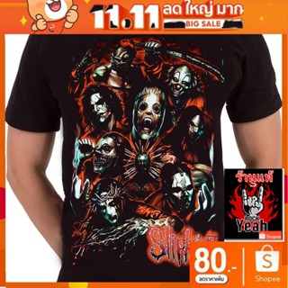 เสื้อวง Slipknot เสื้อลาย สลิปน็อต เสื้อร็อค เสื้อทัวร์ เสื้อวินเทจ RCM1291