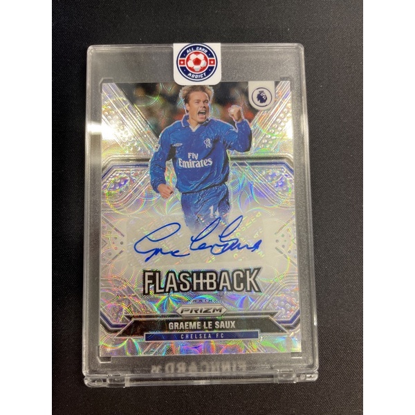 2022 panini prizm flashback graeme le saux autograph