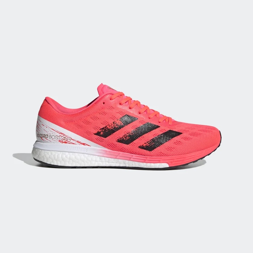 Adidas รองเท้าวิ่งผู้ชาย Adizero Boston 9 | Signal Pink/Core Black/Copper Metallic ( EG4671 )