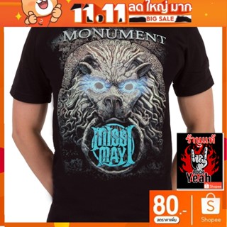 เสื้อวง Miss May I เสื้อยืดลาย มิส เมย์ ไอ เสื้อวินเทจ เสื้อยืดผช เสื้อวินเทจ RCM1113