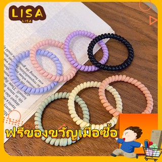 ※LISA※ ยางรัดผม ขนาดเล็ก สีแคนดี้ สําหรับเด็กผู้หญิง