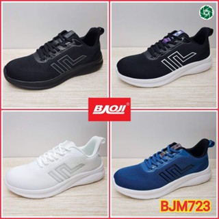 Baoji BJM723 รองเท้าผ้าใบชาย ไซส์ 41-45 สีดำ / สีดำ-ขาว / สีขาว / สีน้ำเงิน ของแท้ 100% ซห