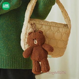 พร้อมส่ง** Brown Charm Pouch พวงกุญแจหมีบราวน์