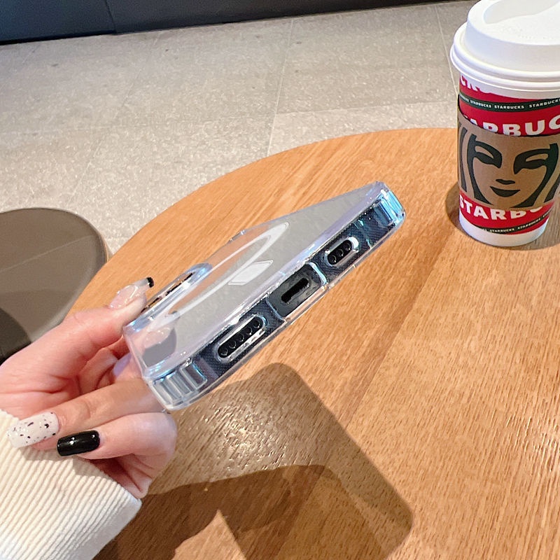 เคสโทรศัพท์มือถืออะคริลิคใส แบบแข็ง กันกระแทก สําหรับ Iphone 14 11 12 13 Pro Max 14Plus Xr X Xs Max 7 8 Plus SE Mini Ultra - รูปที่ 7