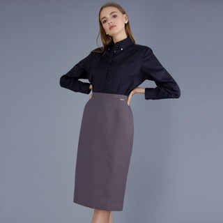 Guy Laroche กระโปรงทรงแคบ ทำงาน BASIC SKIRTทรงสุภาพ (GVABDG)