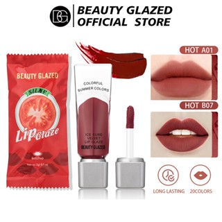 Beauty GLAZED ลิปสติก ลิปกลอส เนื้อแมตต์ กันน้ํา ติดทนนาน 20 สี